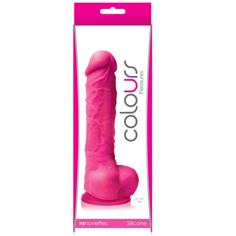 Colours Pleasures 5 in. Dildo Pink-Pinkfoxxx