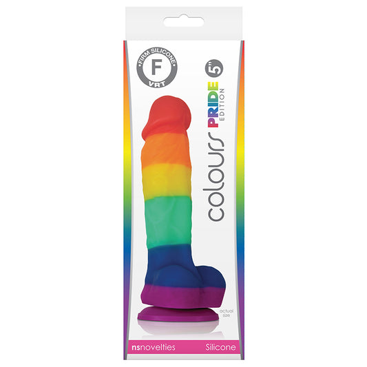 Colours Pride Edition 5 in. Dildo Rainbow-Pinkfoxxx