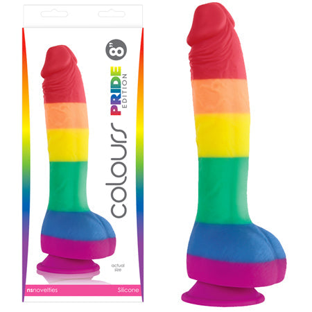 Colours Pride Edition 8 in. Dildo-Pinkfoxxx