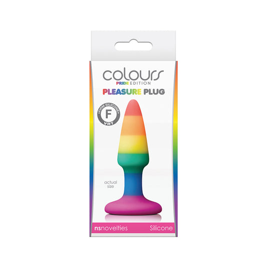 Colours Pride Edition Pleasure Plug Mini Rainbow-Pinkfoxxx