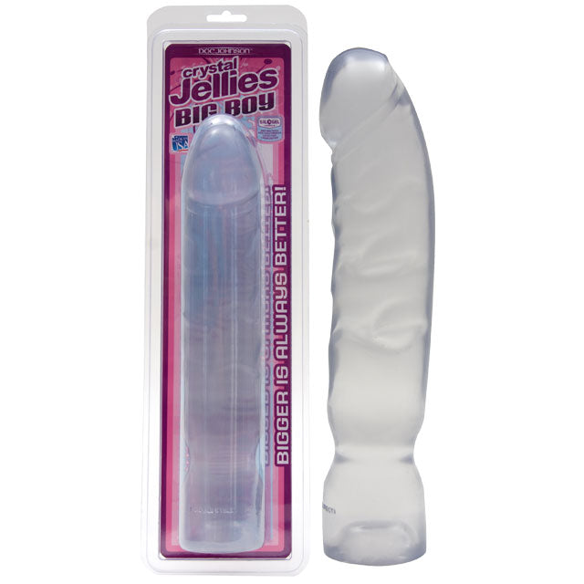 Crystal Jellies - Big Boy Clear 12in-Pinkfoxxx