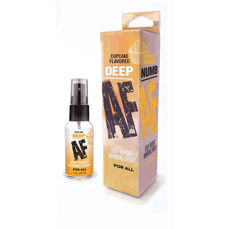 Deep AF Deep Throat Spray Cupcake 1 oz.-Pinkfoxxx