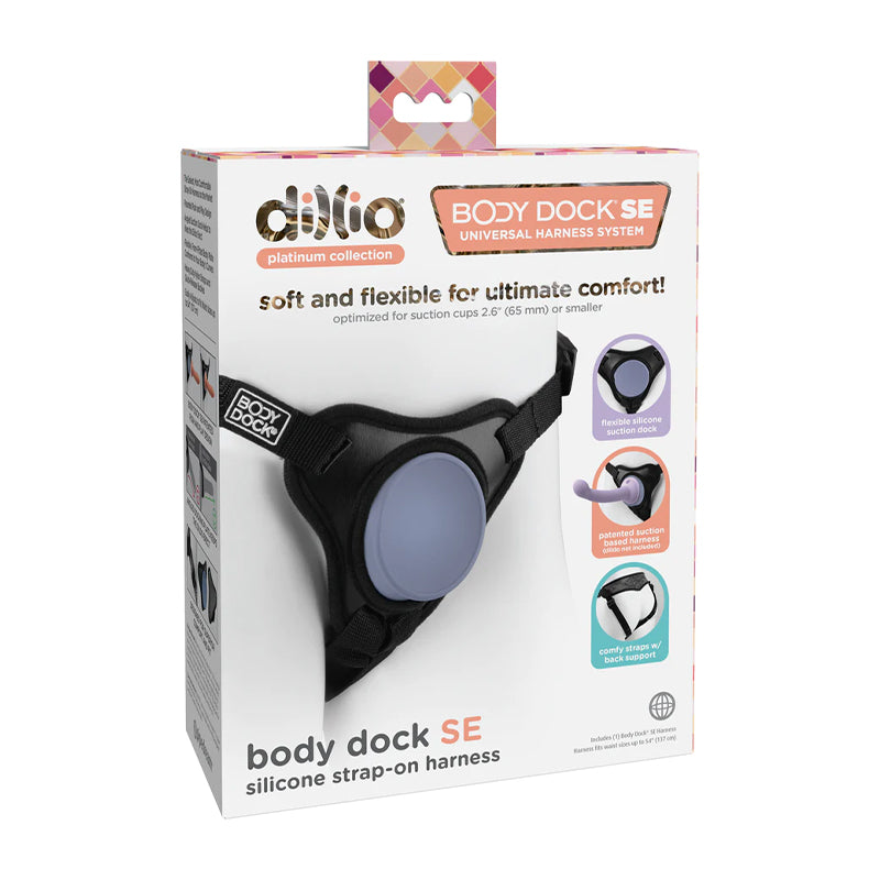 Dillio Platinum Collection Body Dock SE Universal Harness System Silicone Strap-On Harness-Pinkfoxxx