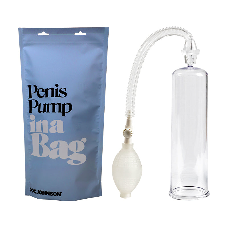 Doc Johnson Penis Pump In A Bag Clear-Pinkfoxxx