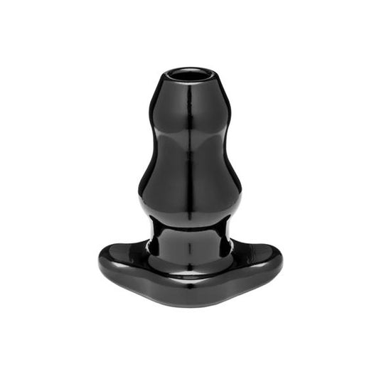 Double Tunnel Plug - Black - Medium-Pinkfoxxx