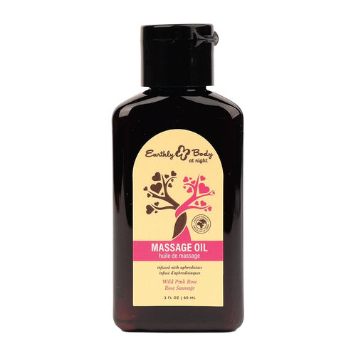 HEMP SEED BY NIGHT MASSAGE OIL APHRODISIAC COLLECTION WILD PINK ROSE 2OZ - EBHSBNMAS232