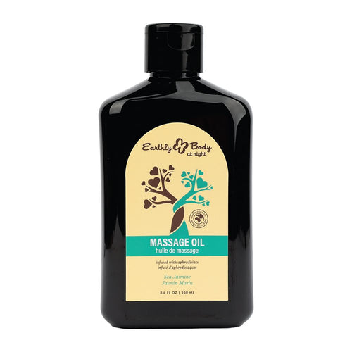 HEMP SEED BY NIGHT MASSAGE OIL APHRODISIAC COLLECTION SEA JASMINE 8OZ - EBHSBNMAS831