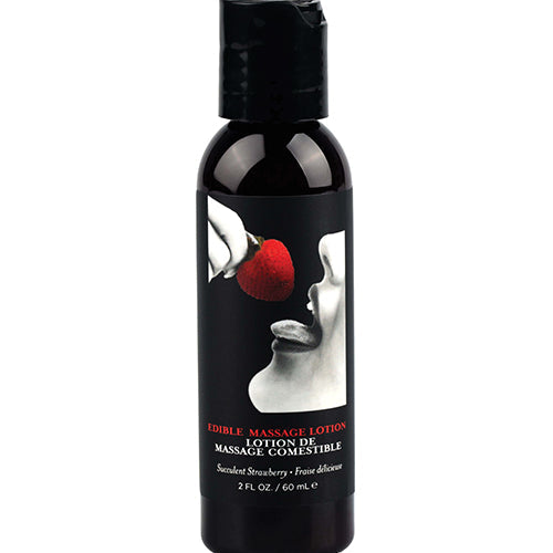 EDIBLE MASSAGE LOTION STRAWBERRY 2OZ - EBMLE203