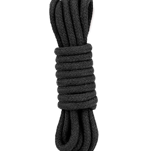 LUX FETISH BONDAGE ROPE 3M BLACK - ELLF5100BLK