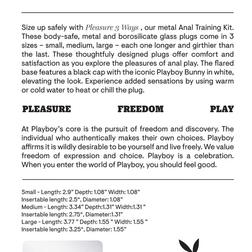 PLAYBOY PLEASURE 3 WAYS - ENPBBP22532