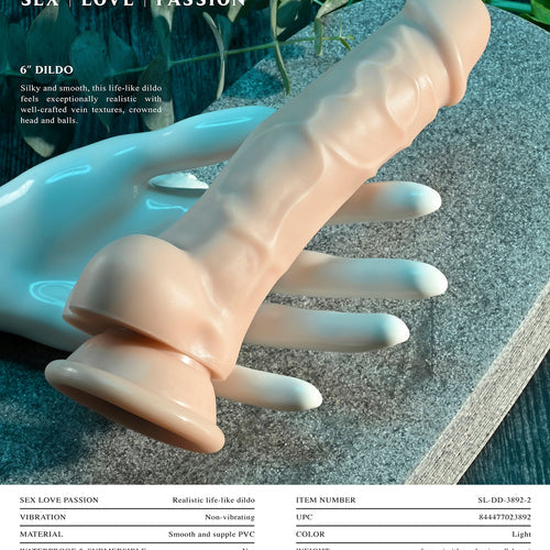 SELOPA 6 IN DILDO LIGHT - ENSLDD38922