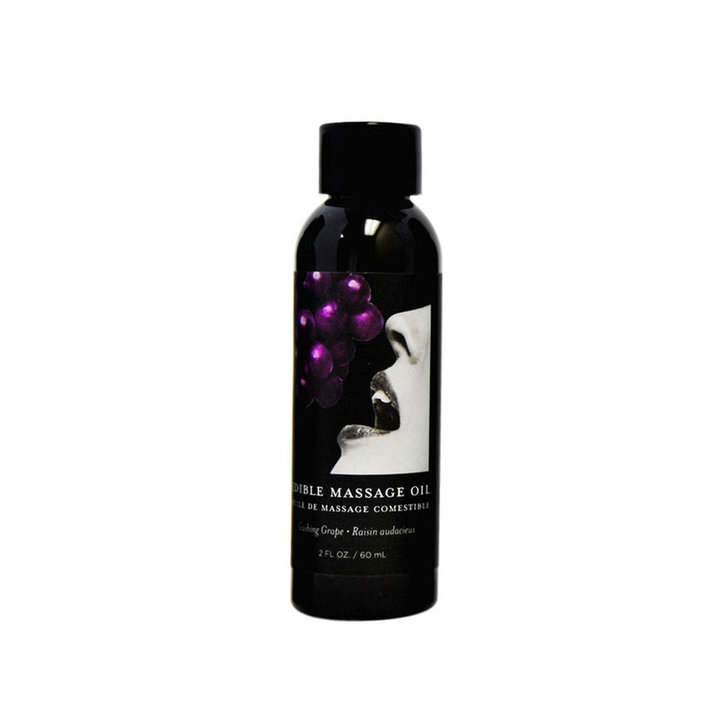 Earthly Body Edible Massage Oil Grape 2oz-Pinkfoxxx