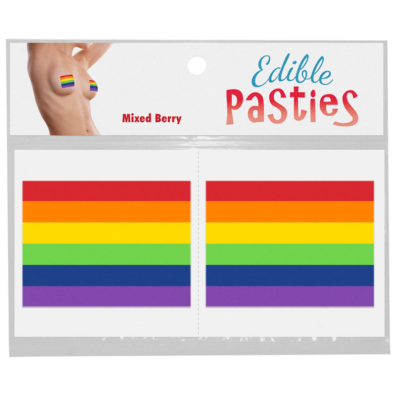 Edible Pride Flag Pasties Mixed Berry-Pinkfoxxx