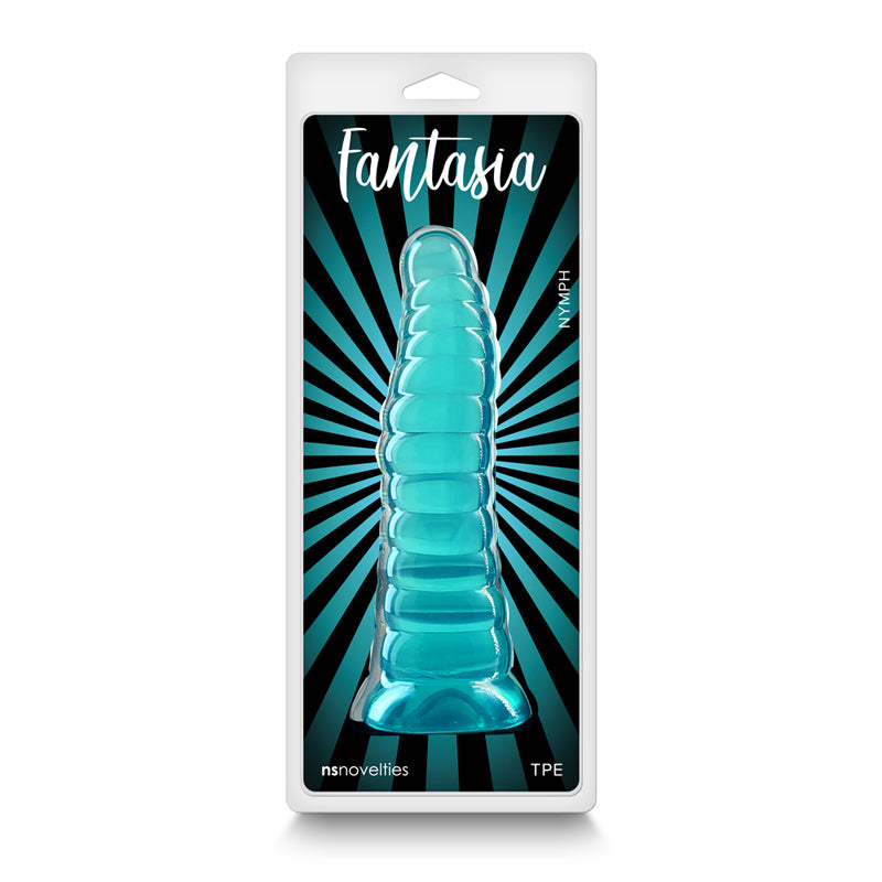 Fantasia Nymph Jelly Dildo Teal-Pinkfoxxx