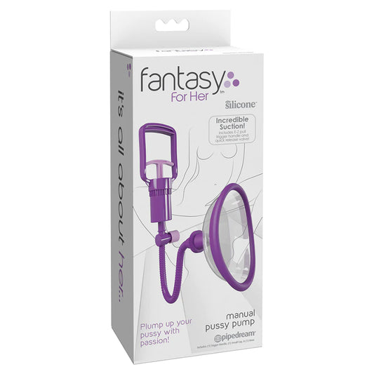 Fantasy For Her Manual Pussy Pump Silicone-Pinkfoxxx