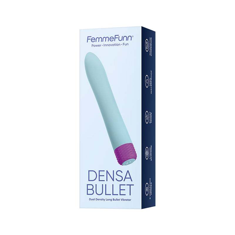 FemmeFunn Densa Bullet Rechargeable Dual Density Silicone Slimline Vibrator-Pinkfoxxx