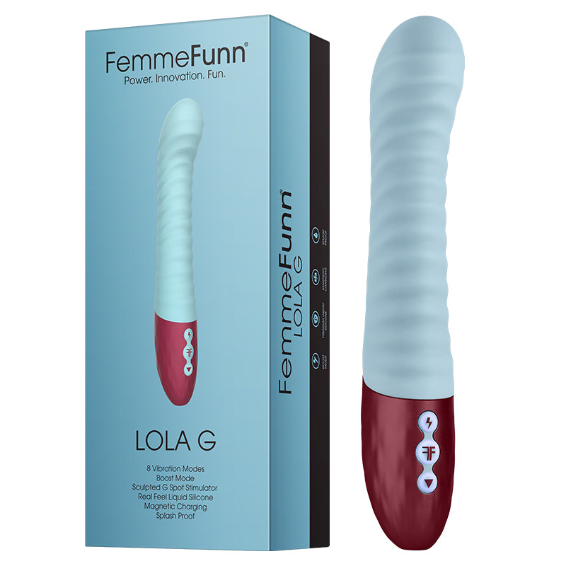 FemmeFunn Lola G Rechargeable Silicone G-Spot Vibrator-Pinkfoxxx