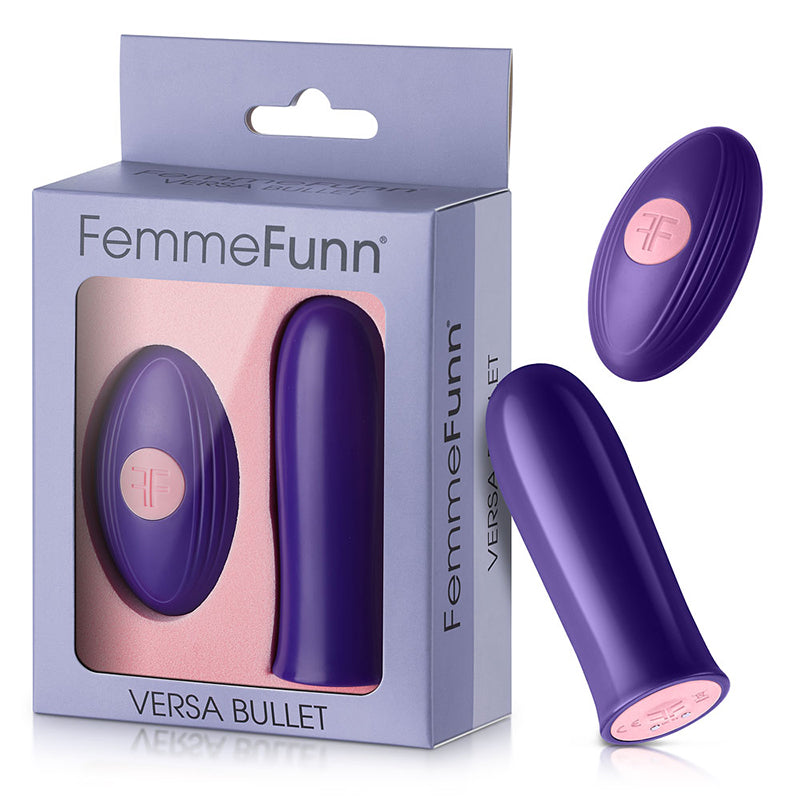 FemmeFunn Versa Bullet Rechargeable Remote-Controlled Vibrator-Pinkfoxxx