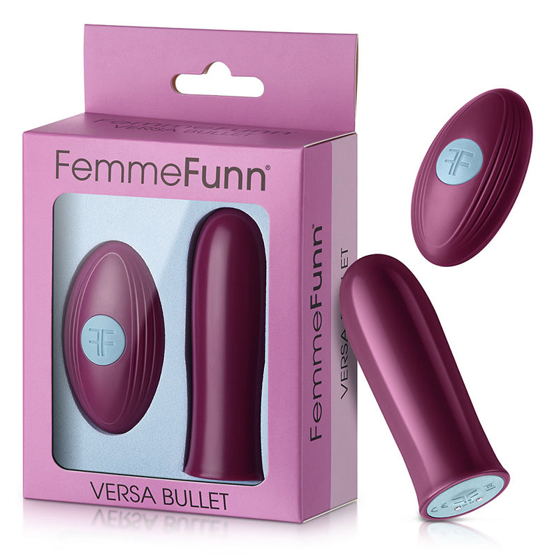 FemmeFunn Versa Bullet Rechargeable Remote-Controlled Vibrator-Pinkfoxxx