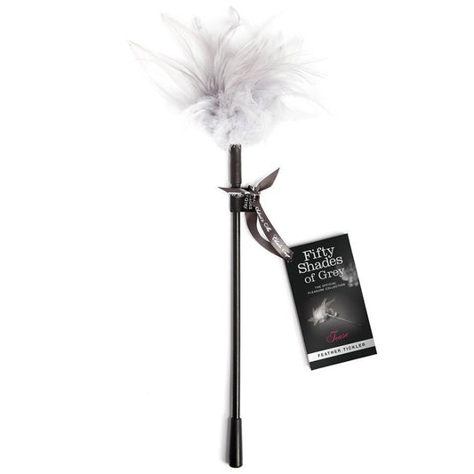 Fifty Shades of Grey Tease Feather Tickler Gray-Pinkfoxxx
