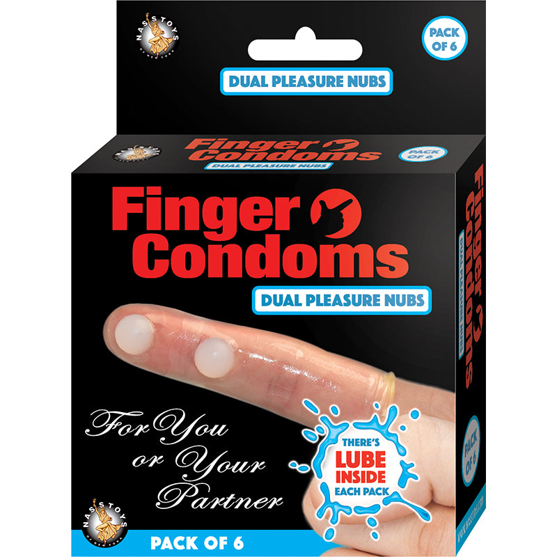 Finger Condoms With Lube (6/Pk)-Pinkfoxxx