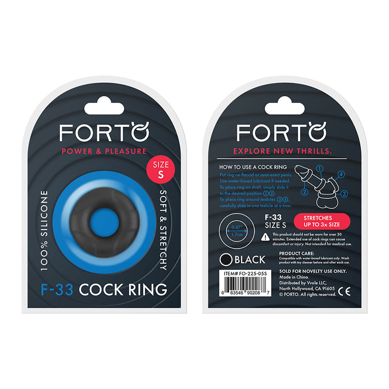 Forto F-33 Liquid Silicone Cockring-Pinkfoxxx