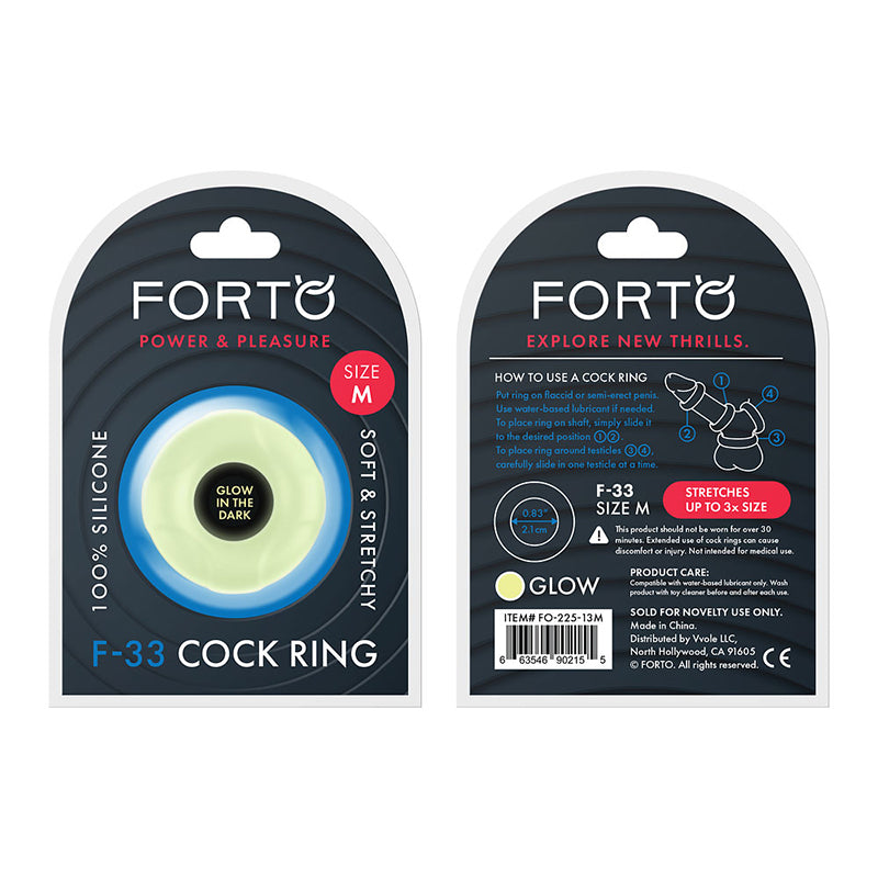 Forto F-33 Liquid Silicone Cockring-Pinkfoxxx