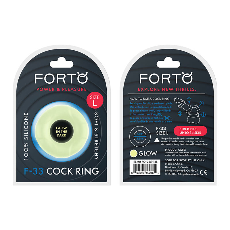 Forto F-33 Liquid Silicone Cockring-Pinkfoxxx