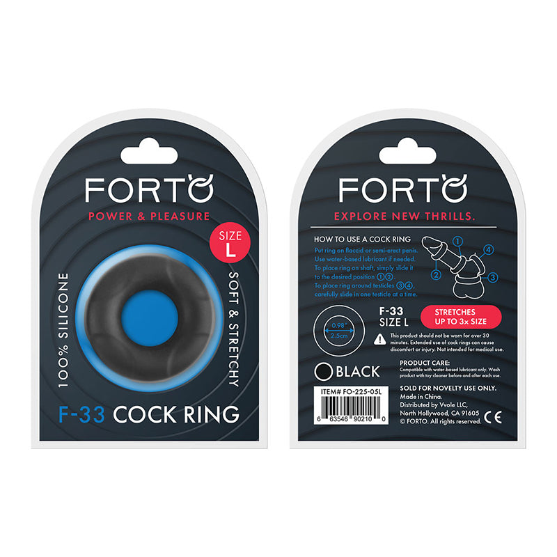 Forto F-33 Liquid Silicone Cockring-Pinkfoxxx