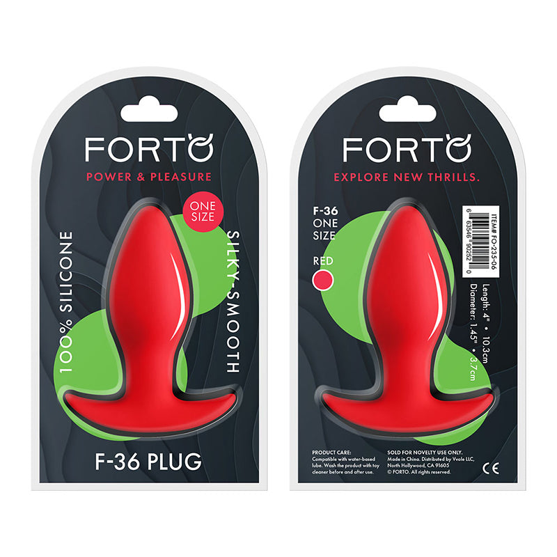 Forto F-36 Silicone T-Plug-Pinkfoxxx