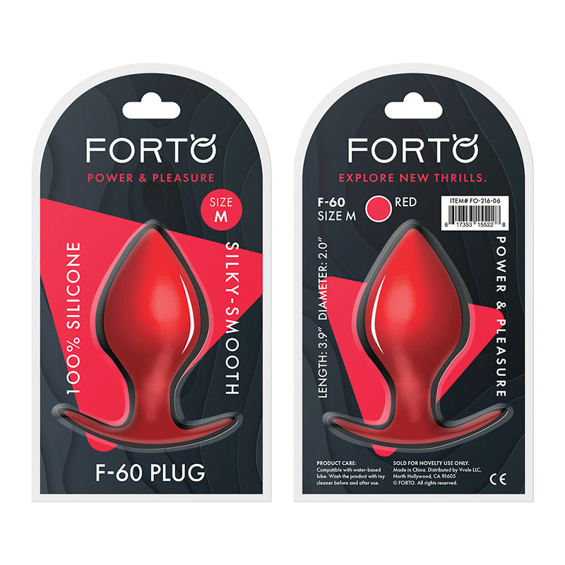 Forto F-60 Spade Silicone Anal Plug-Pinkfoxxx