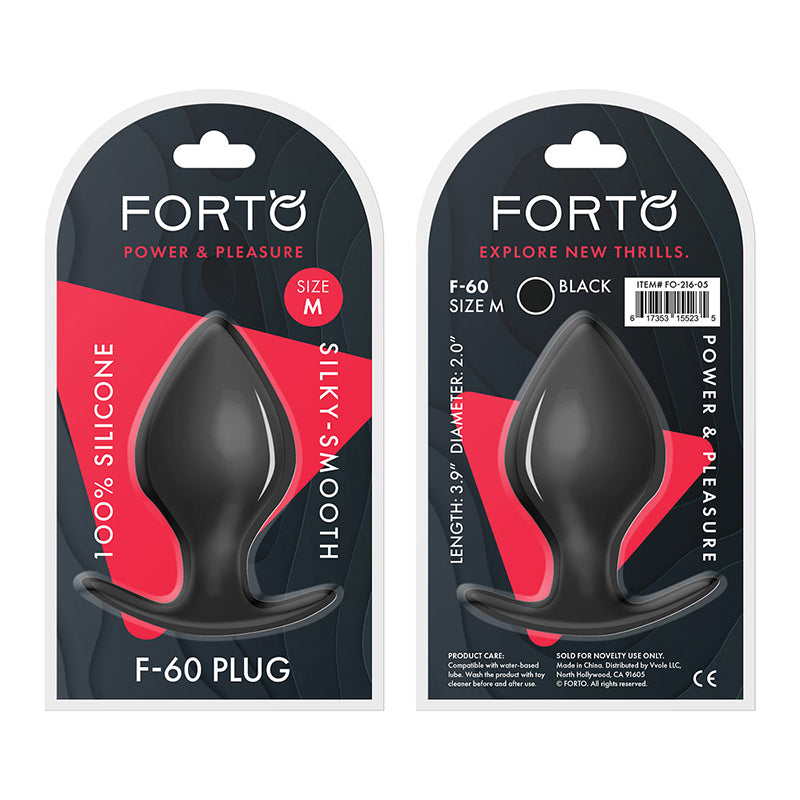 Forto F-60 Spade Silicone Anal Plug-Pinkfoxxx