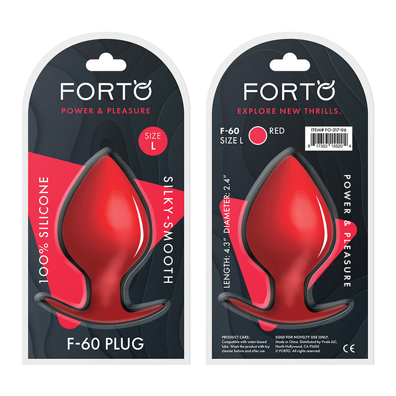 Forto F-60 Spade Silicone Anal Plug-Pinkfoxxx