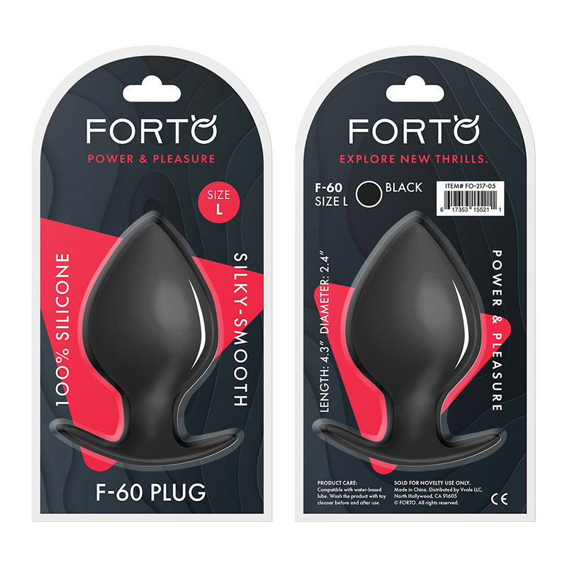 Forto F-60 Spade Silicone Anal Plug-Pinkfoxxx
