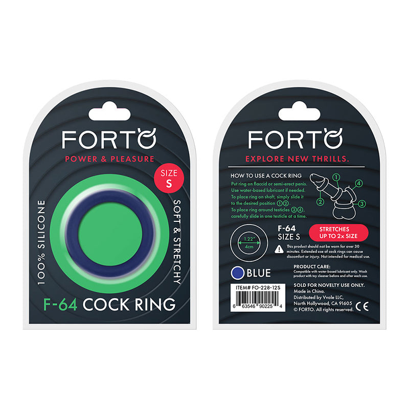 Forto F-64 Wide Liquid Silicone Cockring-Pinkfoxxx
