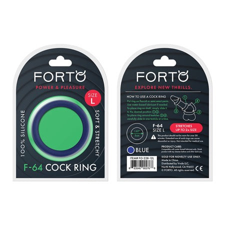 Forto F-64 Wide Liquid Silicone Cockring-Pinkfoxxx