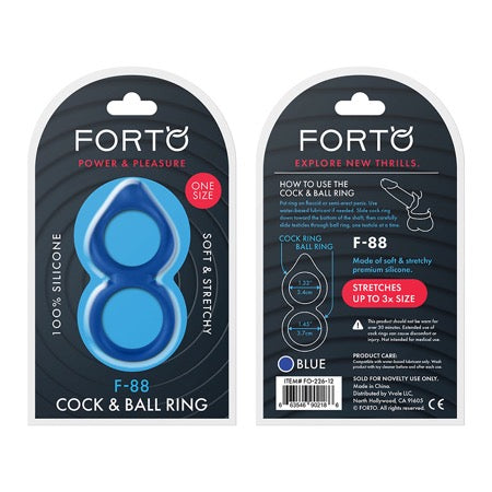 Forto F-88 Liquid Silicone Cock & Ball Ring-Pinkfoxxx