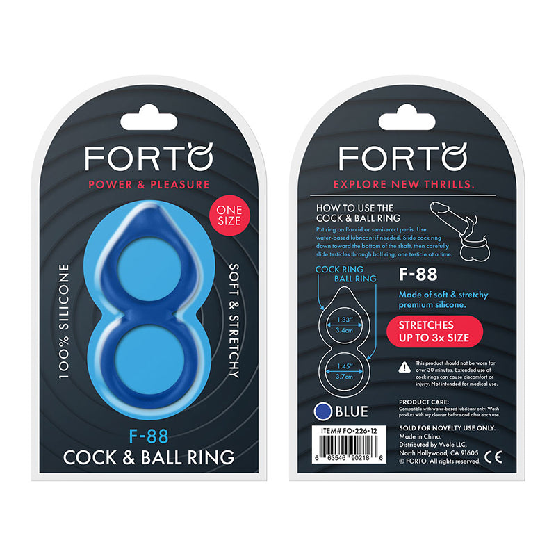 Forto F-88 Liquid Silicone Cock & Ball Ring-Pinkfoxxx