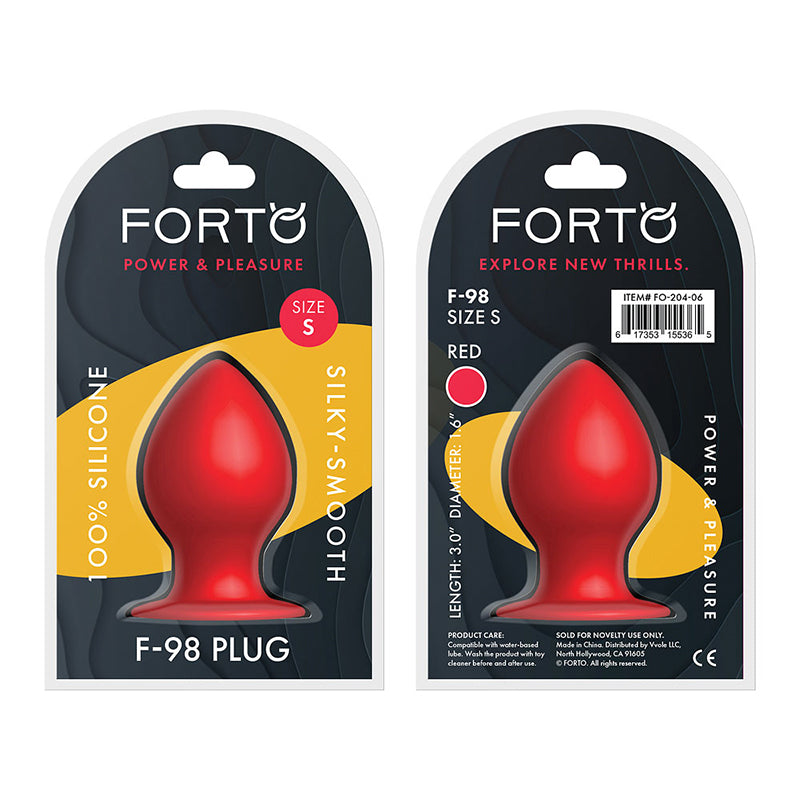 Forto F-98 Cone Silicone Anal Plug-Pinkfoxxx