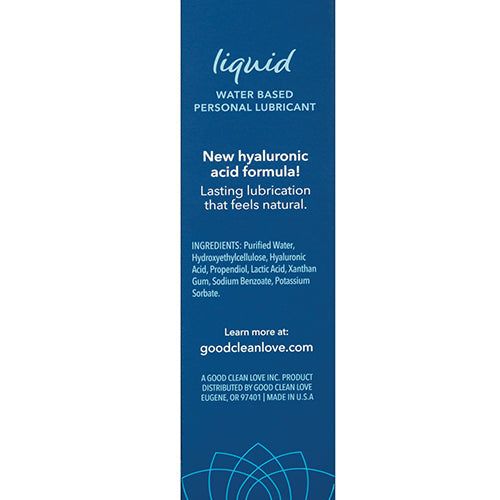 GOOD CLEAN LOVE LIQUID LUBE 1.69 OZ/50ML (NET) - GCL700150