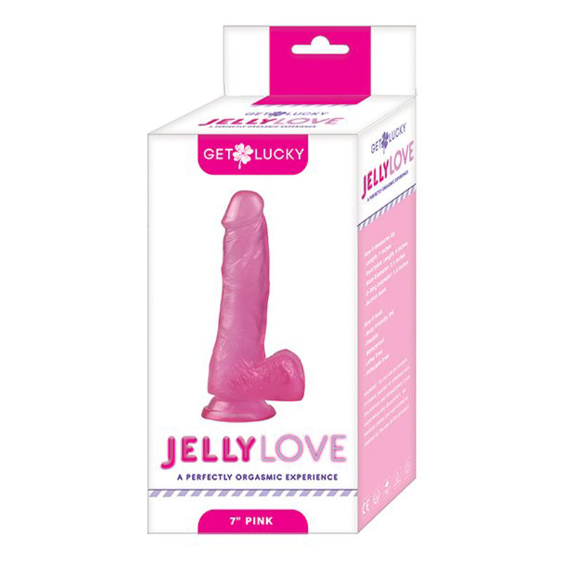 Get Lucky 7-Inch Jelly Dong-Pinkfoxxx