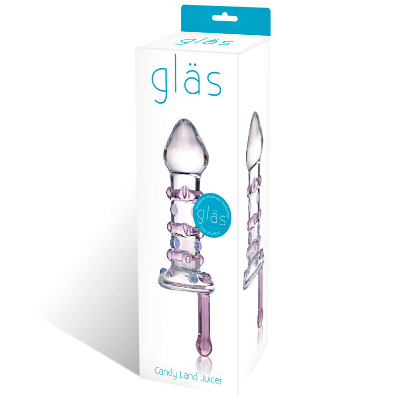 Glas 6.5 in. Candy Land Juicer Rotating Dildo-Pinkfoxxx