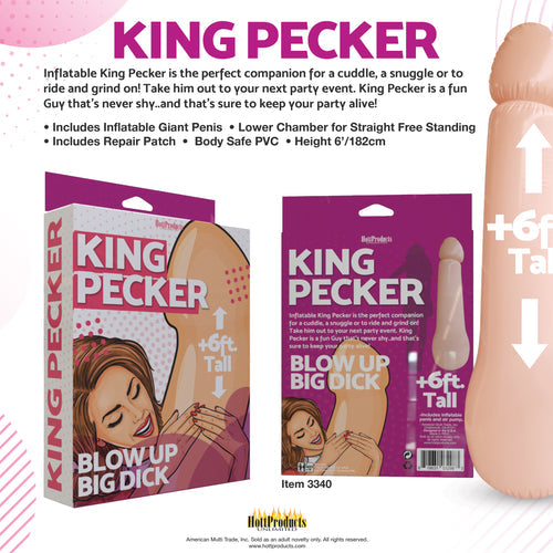 KING PECKER 6FT GIANT INFLATABLE PENIS