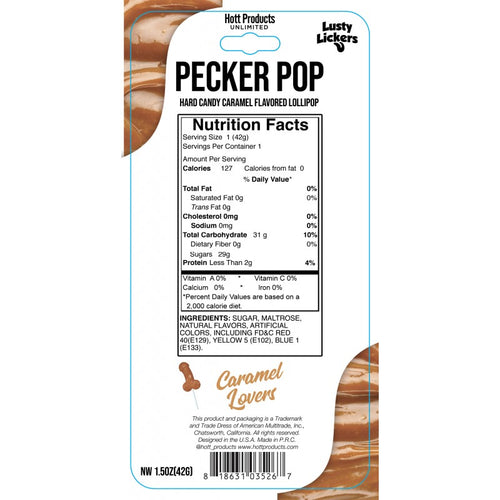 PENIS POP CARAMEL LOVERS