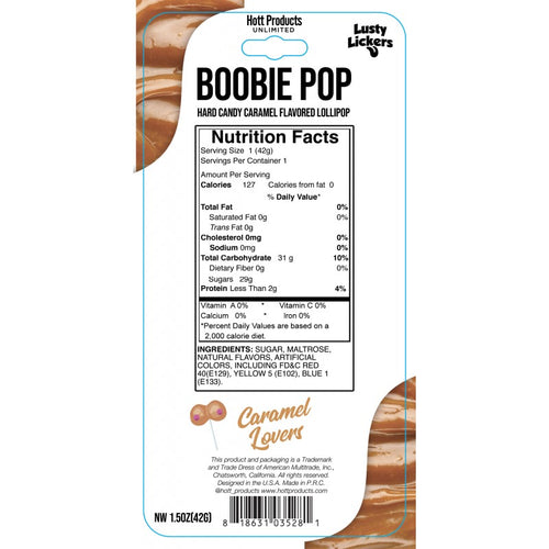 BOOBIES POP CARAMEL LOVERS