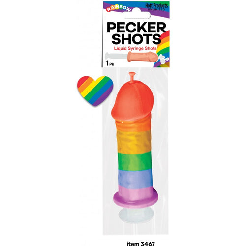 PECKER SHOT SYRINGE RAINBOW