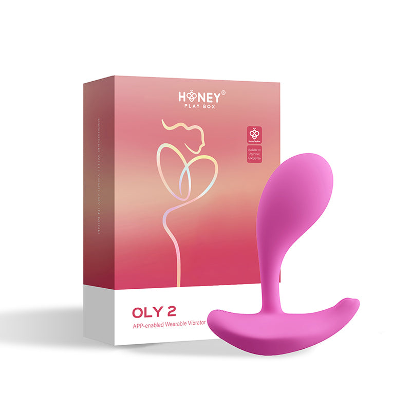 Honey Play Box Oly 2 Pressure Sensing App-Enabled Wearable Vibrator-Pinkfoxxx