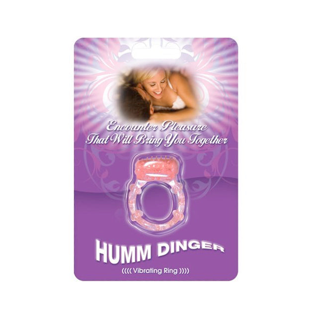 Humm Dinger Dual Vibrating Cockring-Pinkfoxxx