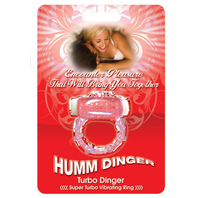 Hummdinger Turbo Cock Ring (Magenta)-Pinkfoxxx