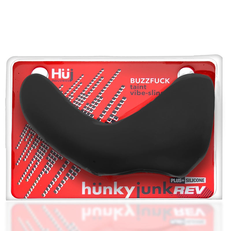 Hunkyjunk Buzzfuck Cock & Ball Sling with Taint Vibrator-Pinkfoxxx